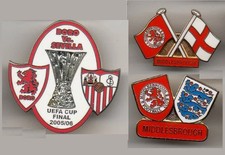 Three Boro badges including