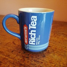  COOL VINTAGE MCVITIES RICH TEA MUG TEA COFFEE BISCUIT RETRO DUNKING BREAK TIME 
