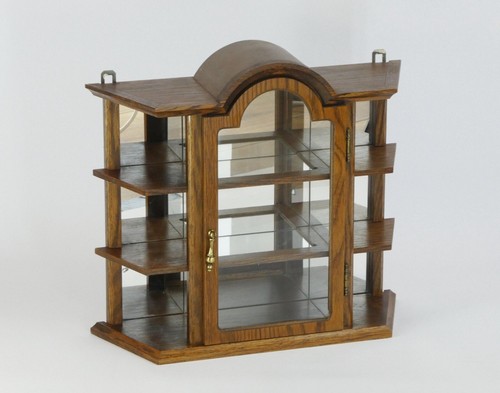 Vintage wooden display with - vintage,