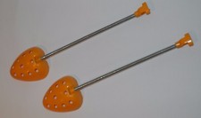 VINTAGE 1960s PALE TANGERINE