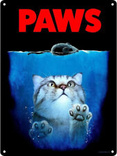 Horror PAWS Cat Metal Hanging