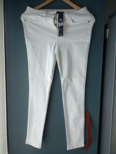 Women white stretch - women's,