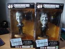Laurel And Hardy Headliners XL Bobble heads Boxed