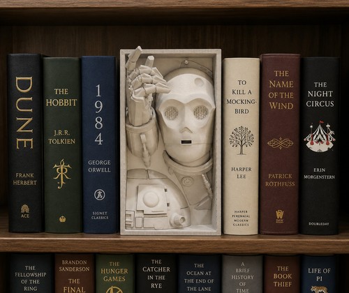 R2d2 cp30 sci robot - cp30, book