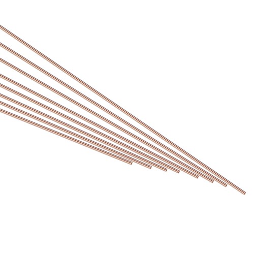 12pcs x10 copper brazing - 3/64"x10",