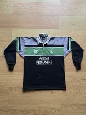 2001 Ireland Rugby Union Long Sleeve Shirt Size M