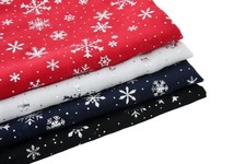 Snow Flake Foil Print Scarf