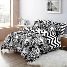 GOTHIC SKULL DUVET COVER SET