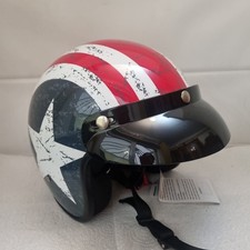 RETRO LEOPARD OPEN FACE HELMET