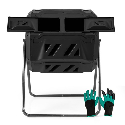 Compost bin 160l dual chamber - bin,