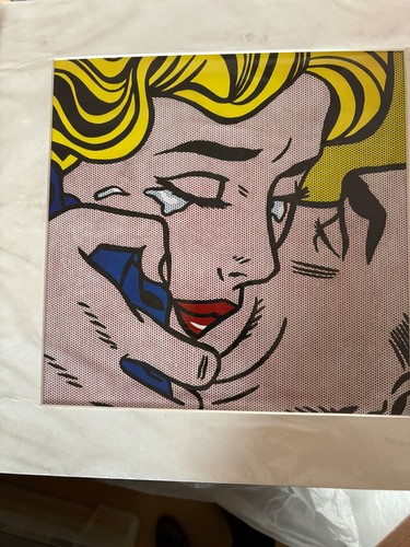 Mounted lichtenstein art - lichtenstein,