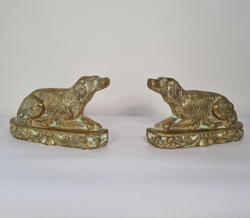 Pair vintage brass - pair, of