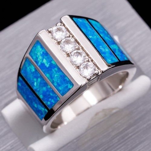 Simulated moissanite blue - moissanite,