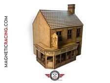 Scalextric Slot car Pub, The Red Lion 1/32 Scale Train Scenery, or Corner Shop