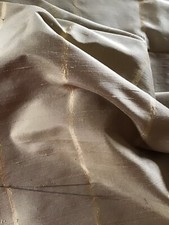 100% SILK DUPION FABRIC GOLD &