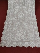 Vintage french linen lace