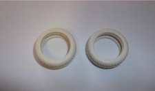 Greenhills Scalextric Range Rover tyre pair White - New - G1474