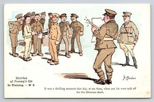 Postcard WWI Sketches Tommy's