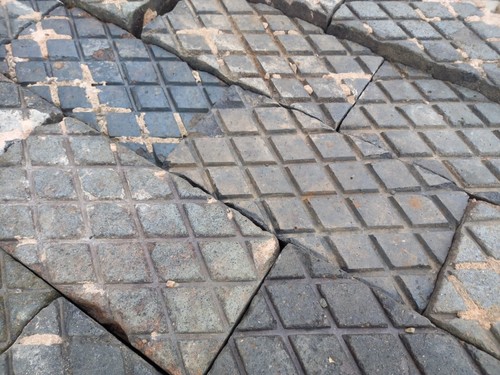 Victorian diamond pavers x - victorian,