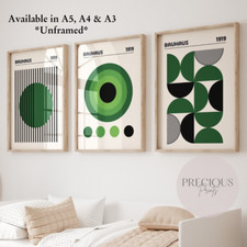 Set of 3 Bauhaus Prints A5 A4
