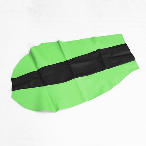 Green leather seat guard - leather,