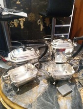Antique Silver Plated 4 Piece