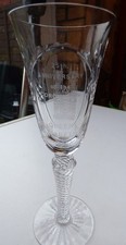 Webb Corbett David Smith Glass 25th Anniversary Coronation Queen Elizabeth II