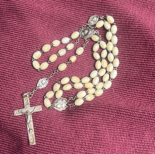 Antique french rosary - french,