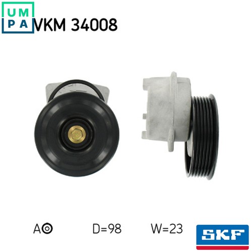 Belt tensioner vribbed - belt,