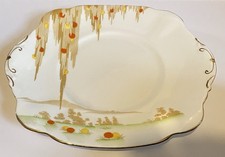 Art Deco “Moss” Bone China