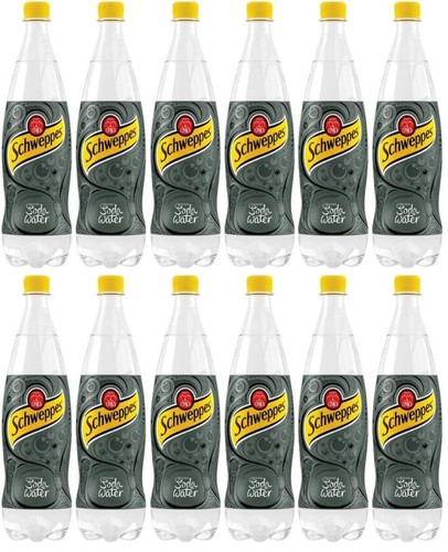 Schweppes soda water - 12,