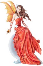 Nene Thomas Crimsonlily Red Moon Fairy And Butterfly Companion Figu... NEW