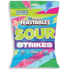 MrBeast Feastables Sour Strikes Original Assortment 212g USA Import