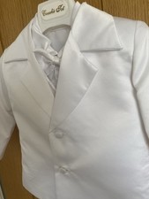 BRAND NEW WITH TAGS Boys Christening/ Wedding 5 Piece Satin Outfit RRP £55