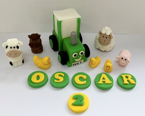 Handmade edible tractor ted - edible,