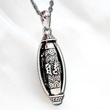 Om Mantra Pendant 24" Necklace