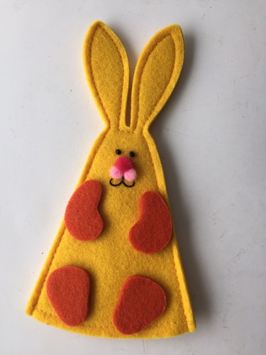 Felt easter bunny rabbit - bunny, egg