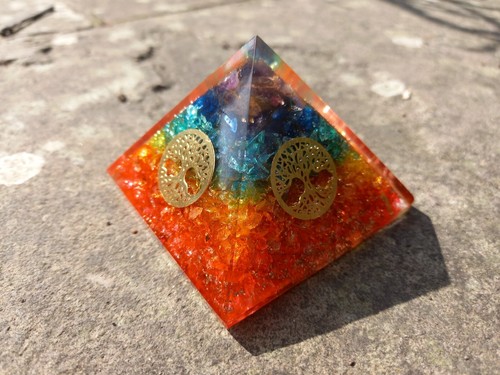 Orgone chakra pyramid for - 7,