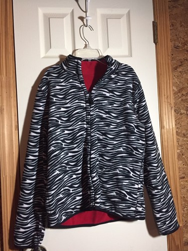 Reversible red animal print - red,