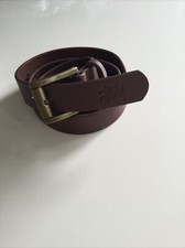 Stussy Brown 100% Genuine Leather Belt Size L/XL