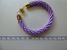 Braided Kumihimo Bracelet, Lilac with Magnetic Clasp