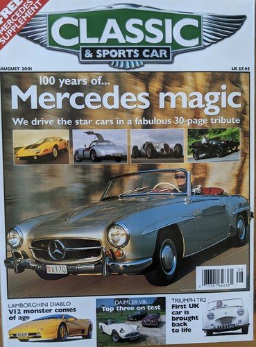 Classic sport car magazine - car,