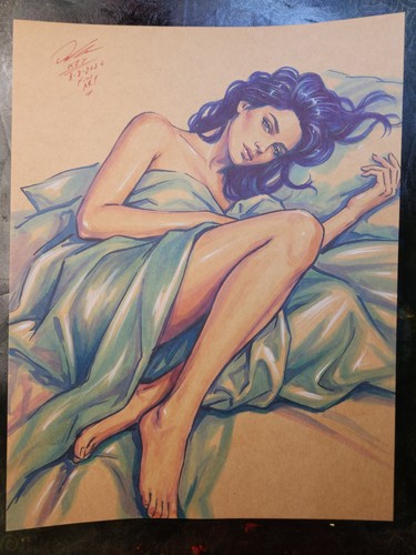 Sexy pinup girl - girl, original