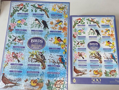 500 piece jigsaw puzzle birds - jigsaw,