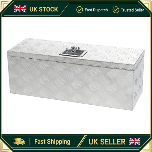 Aluminium lockable tool chest - aluminium,