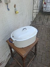  Enamelware Fish Poacher with