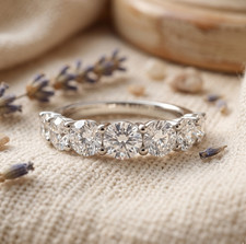 1 - 3Ct TW Seven Stone Diamond