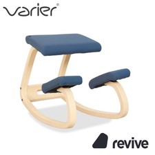 Varier Variable Fabric Chair Stool Blue Kneeling Chair