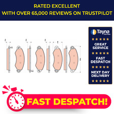 Brake pads set front - brake,