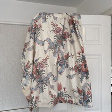 Vintage Floral Bow Curtains